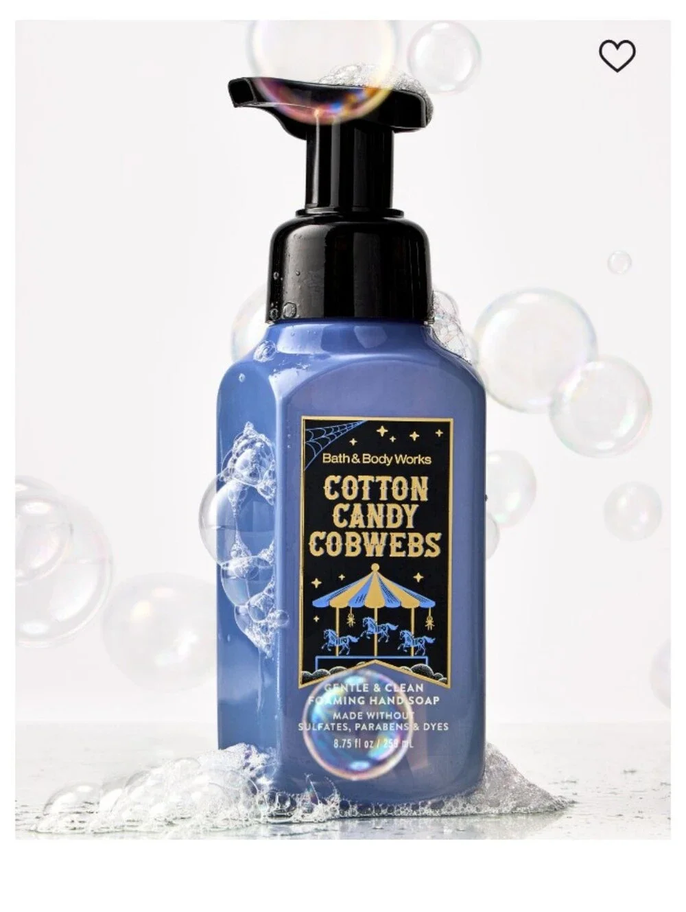 🕸️🕸️Bath & Body Works Cotton Candy Cobwebs Foaming Hand Soap 🕸️🕸️